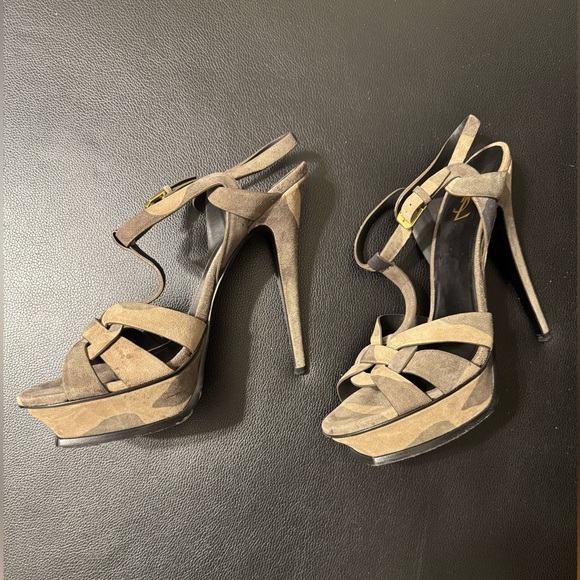 YSL Tribute Sandals (Preloved) - Picture 2 of 14